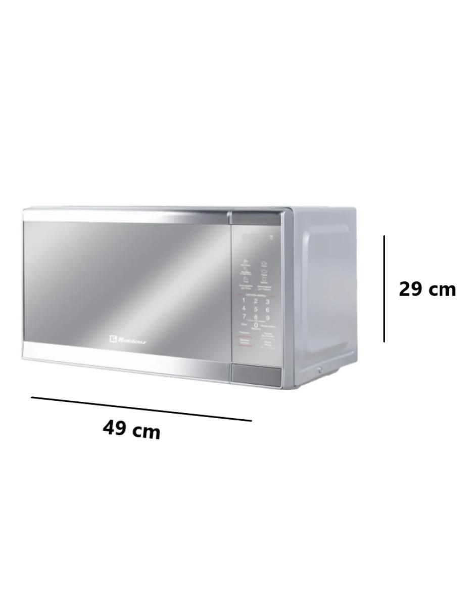 MICROONDAS CONVENC, 0.7 PIES, PLATEADO 4