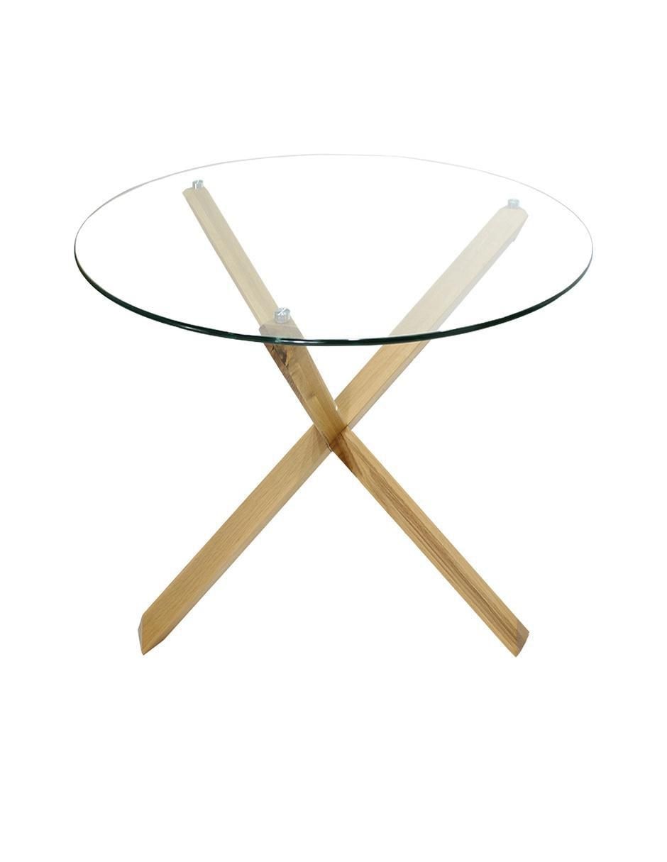 Mesa de comedor armable riau de cristal Mesa de comedor armable riau de cristal