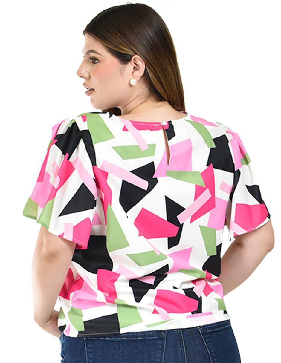 Blusa manga corta para mujer 7