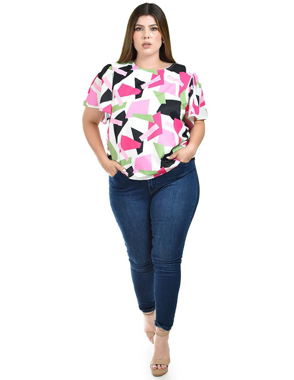 Blusa manga corta para mujer 8