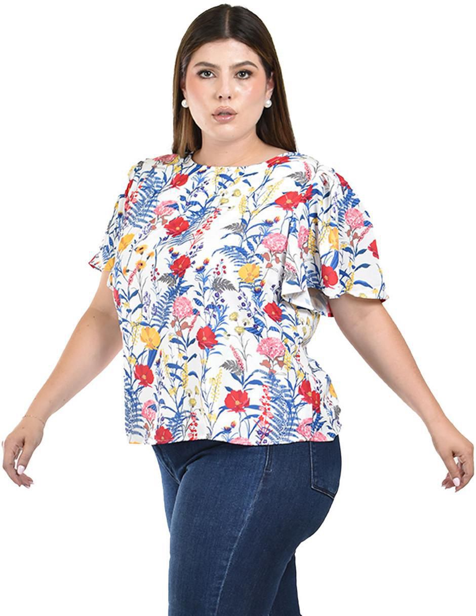 Blusa manga corta para mujer 7