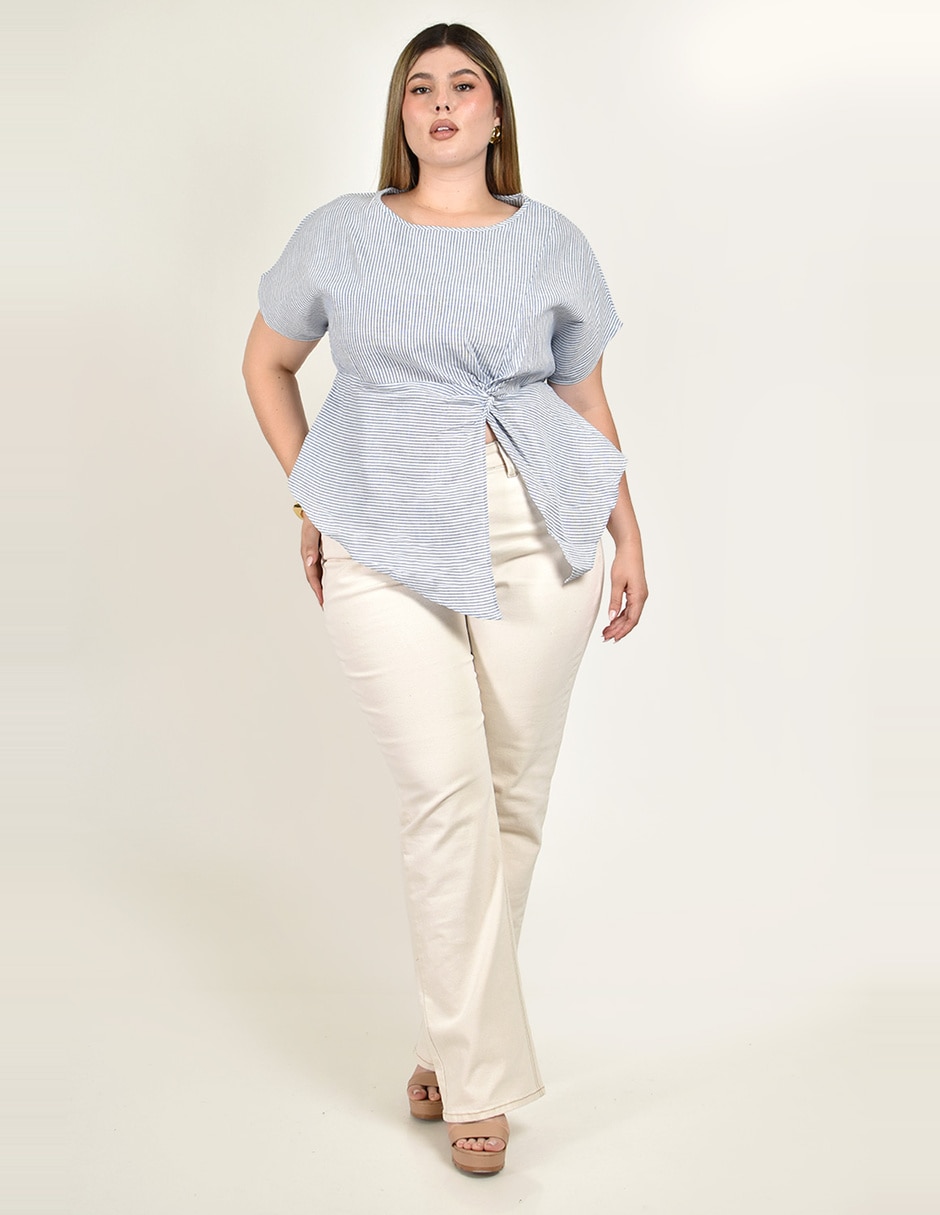 Blusa manga corta para mujer 8