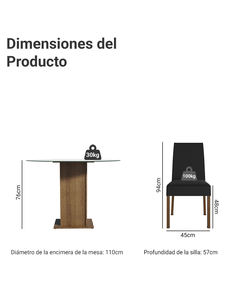 Comedor mile para 4 personas 7