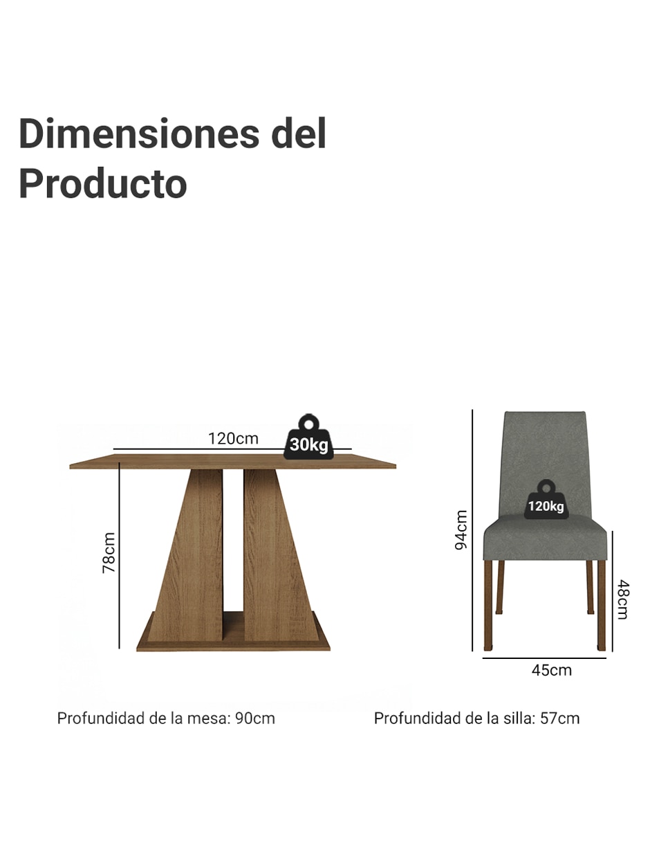 Comedor cheryl para 6 personas 9