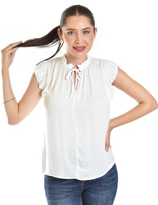 Blusa manga corta para mujer 1