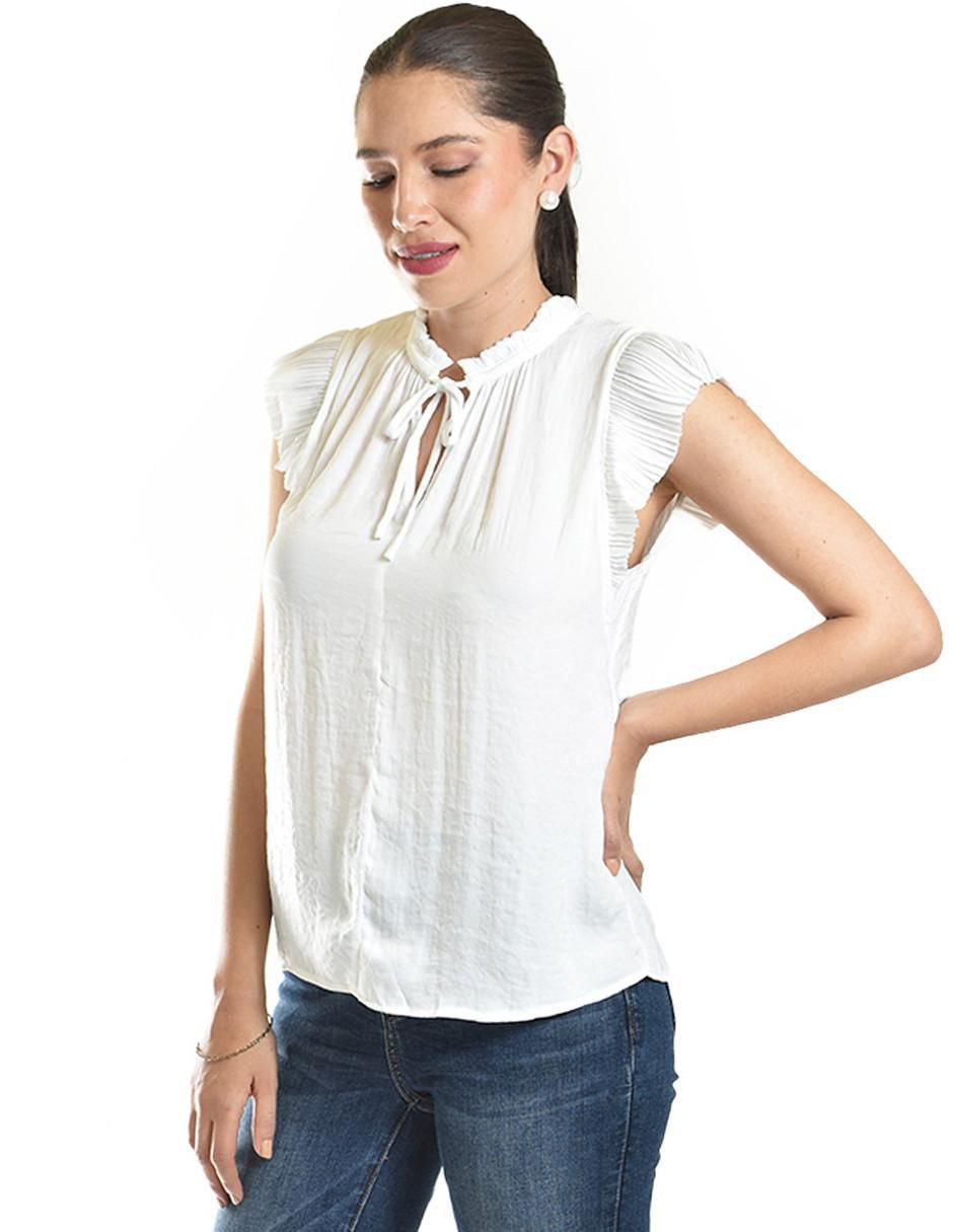 Blusa manga corta para mujer 6