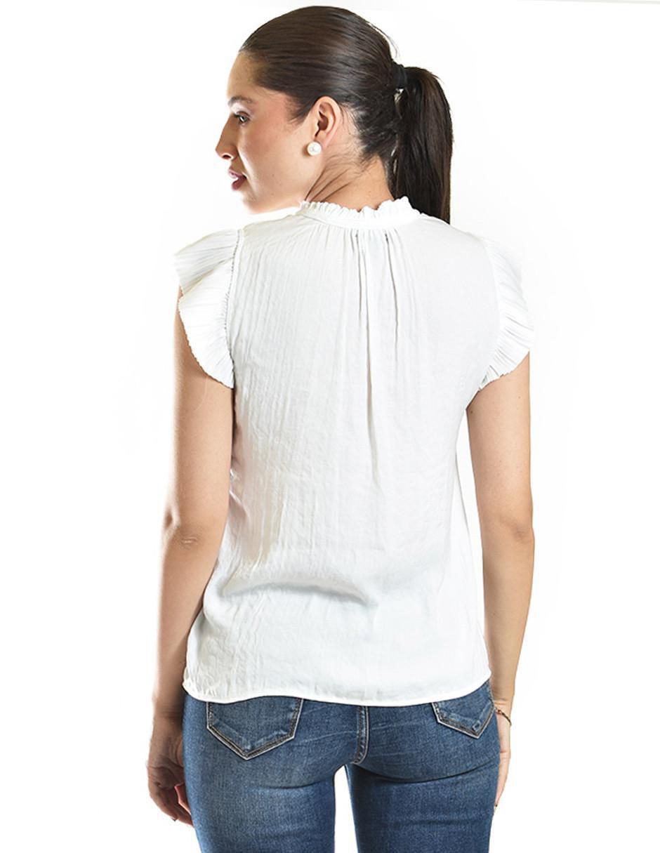 Blusa manga corta para mujer 7