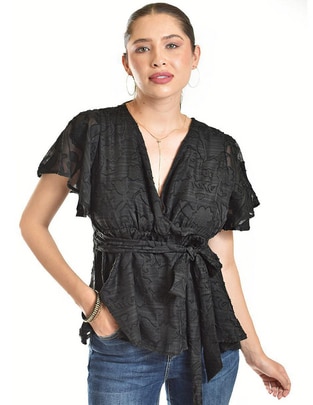 Blusa manga corta para mujer 1