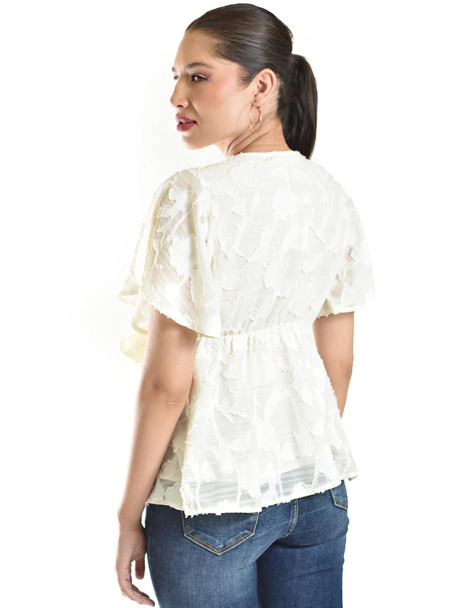 Blusa manga corta para mujer 7
