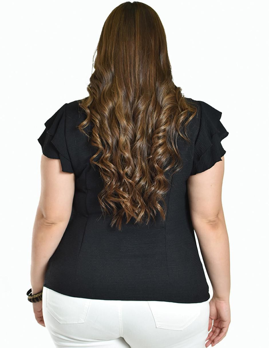 Blusa manga corta para mujer 7