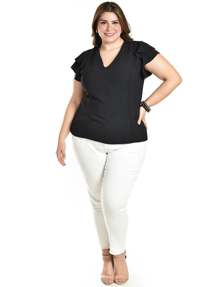 Blusa manga corta para mujer 8