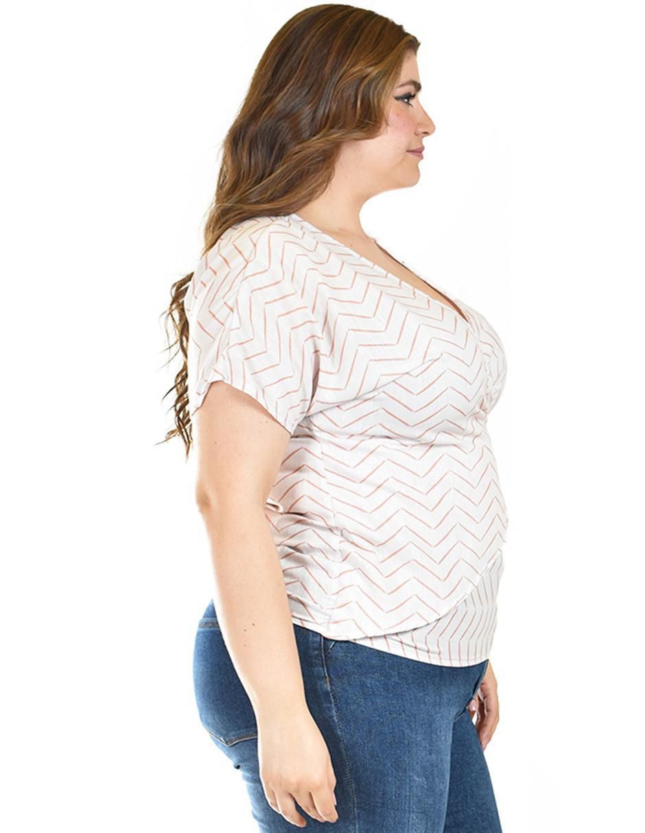 Blusa manga corta para mujer 7