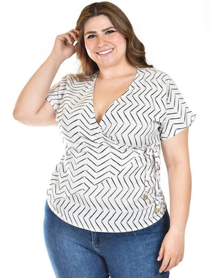 Blusa manga corta para mujer 1
