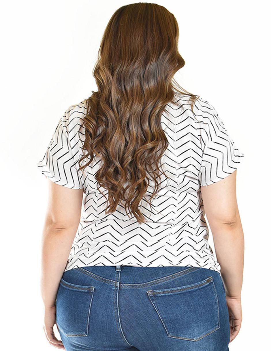 Blusa manga corta para mujer 8