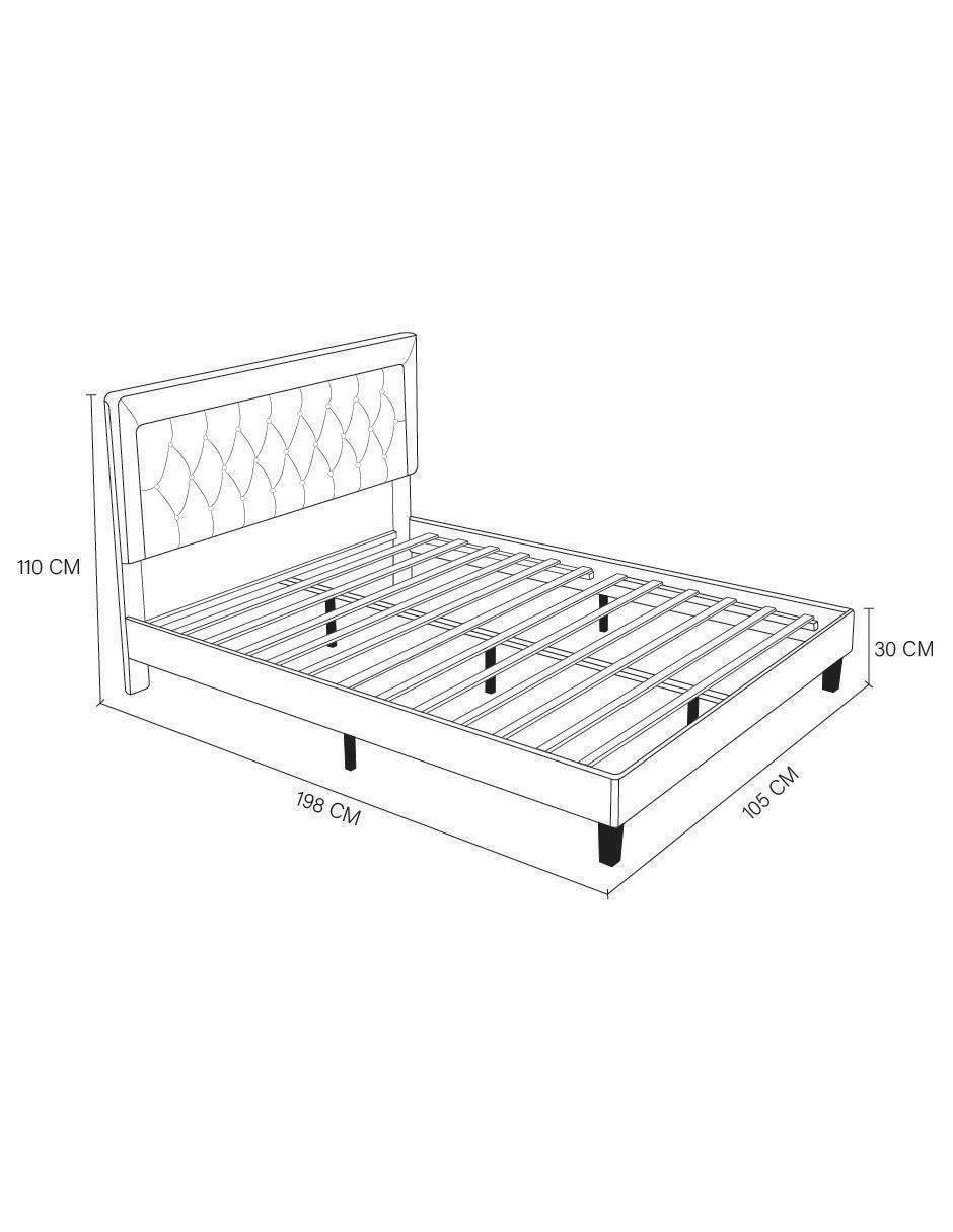 Cama Linen Easy Living de mdf