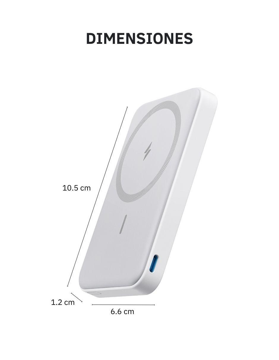 Batería portátil 5000 mAh MagGo 9