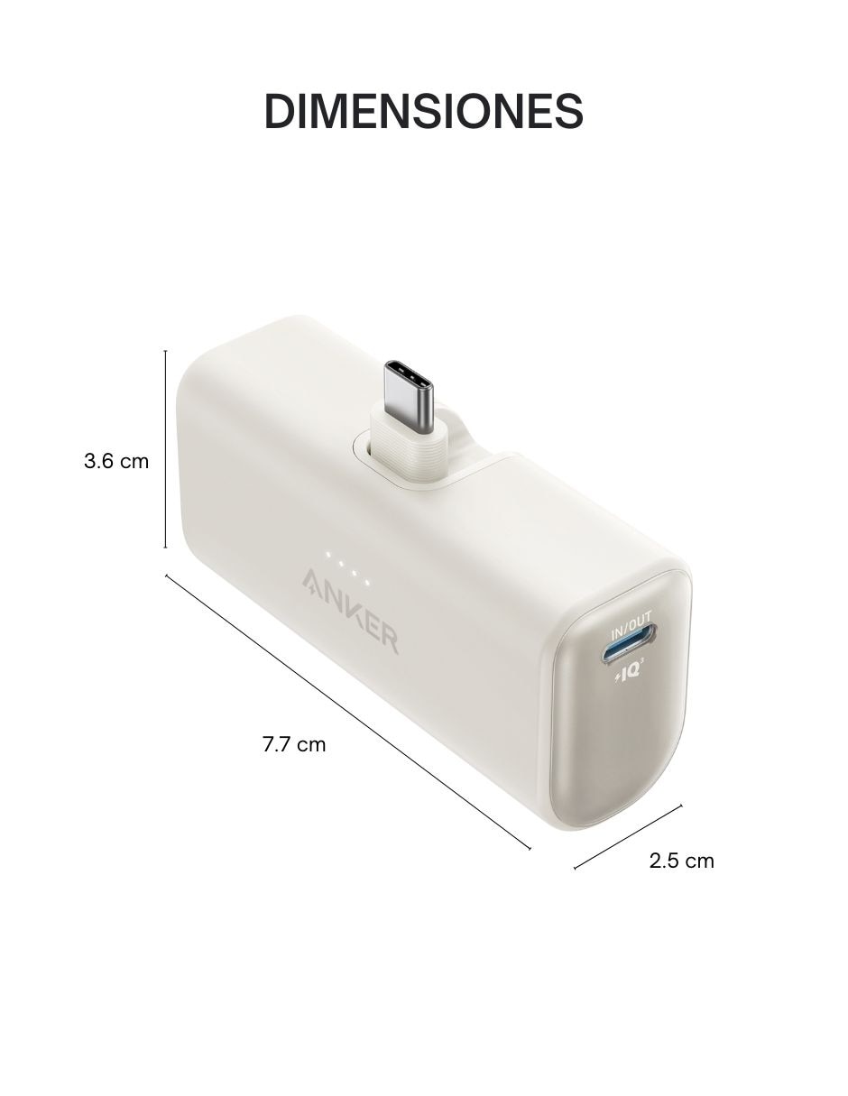 Batería portátil 5000 mAh Nano 9