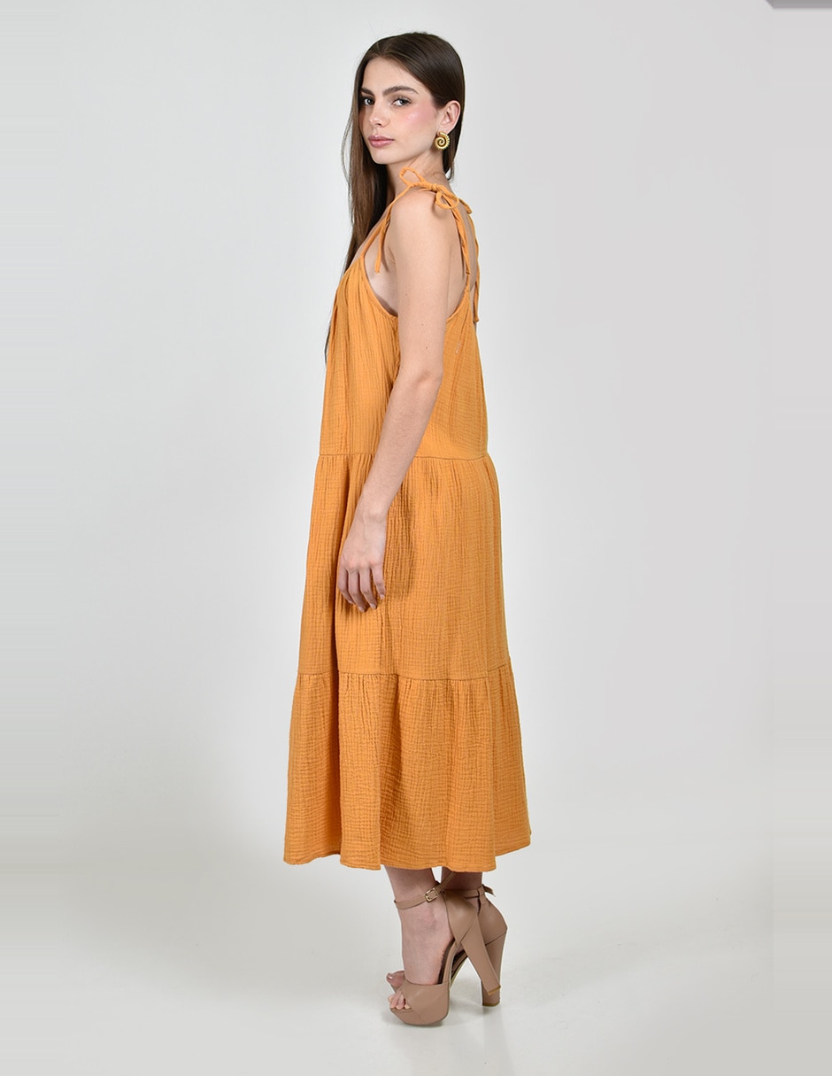 Vestido midi casual para mujer 8