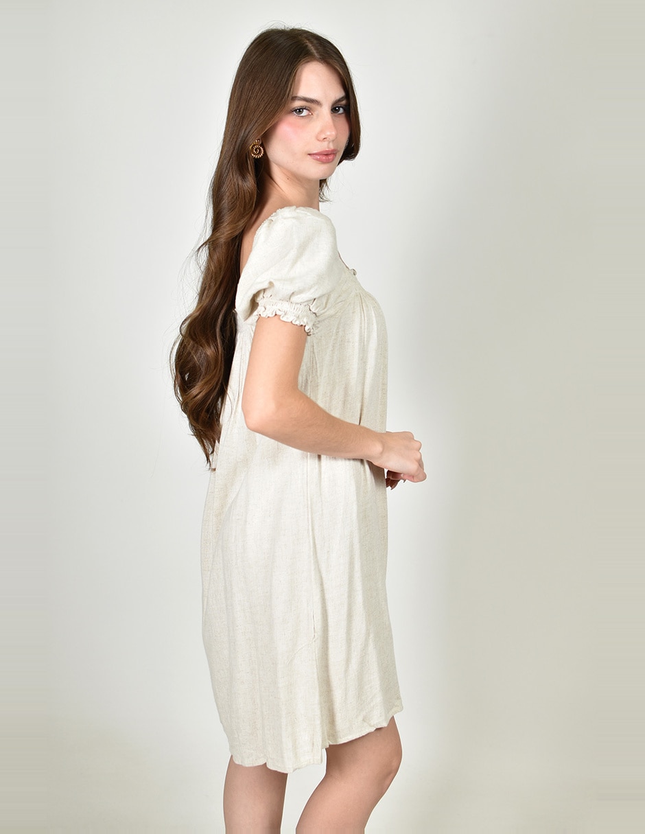 Vestido corto casual roman fashion para mujer