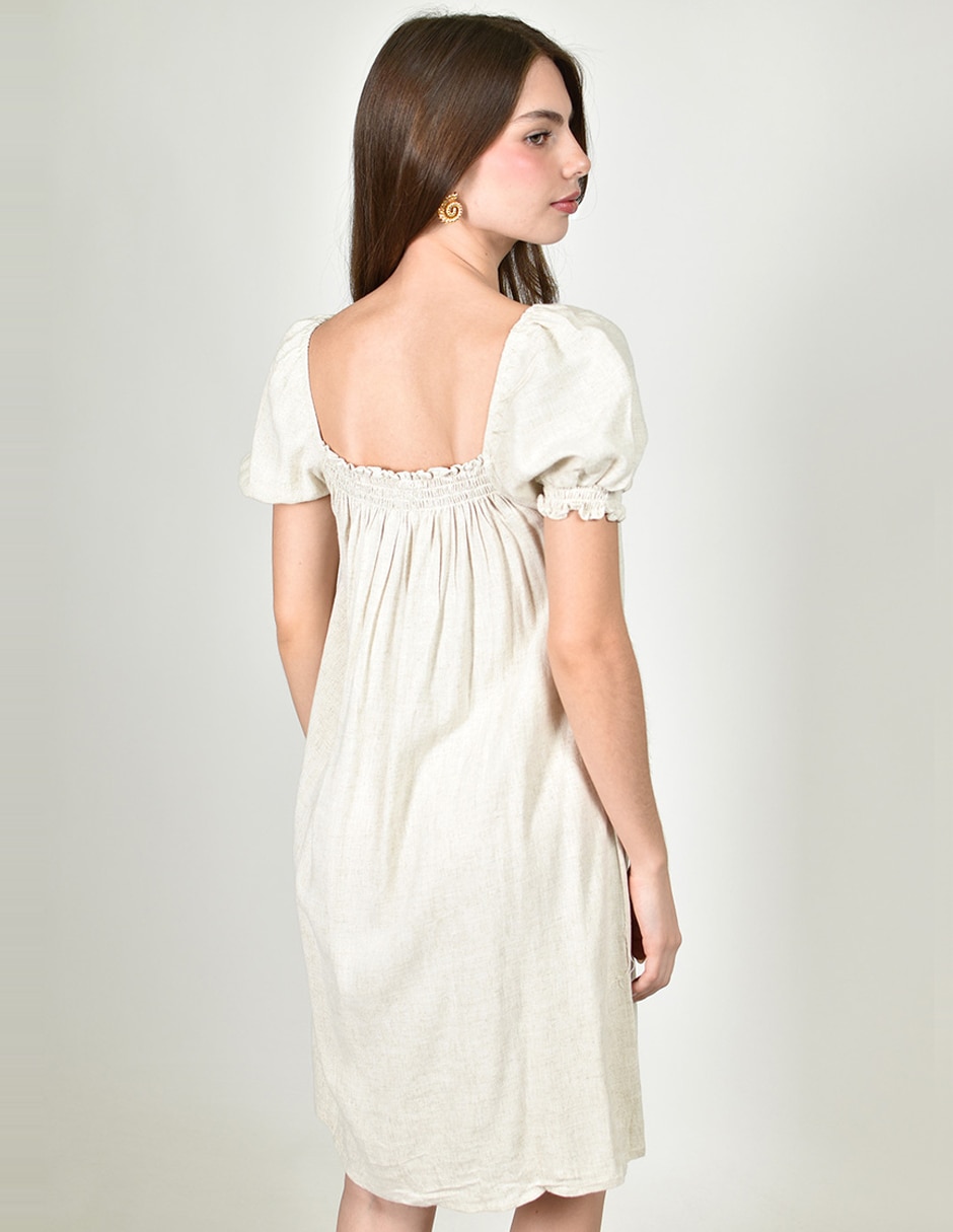 Vestido corto casual roman fashion para mujer