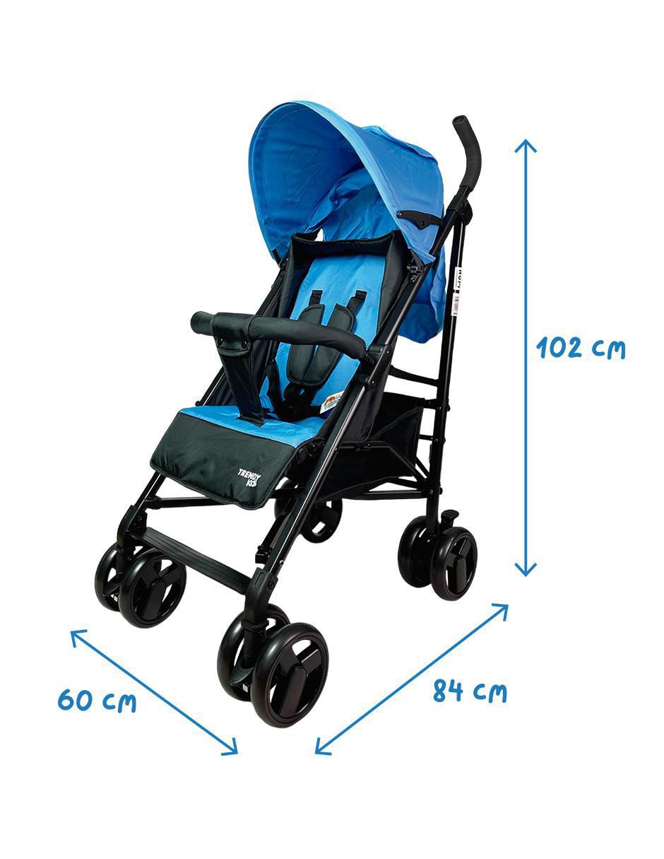 Carriola de bastón Trendy Kids de metal