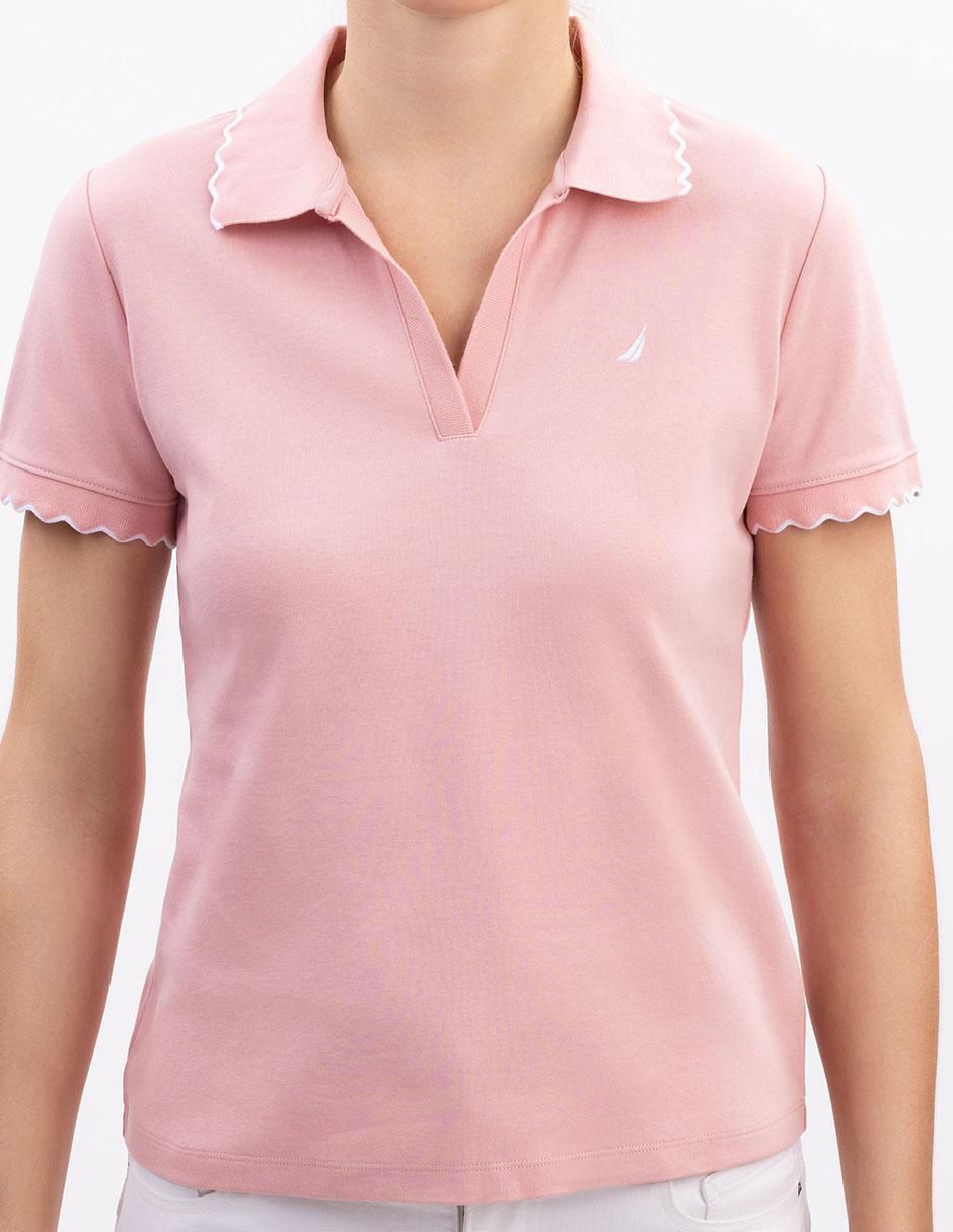 Playera tipo polo para mujer 7