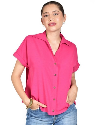 Blusa manga corta para mujer 1