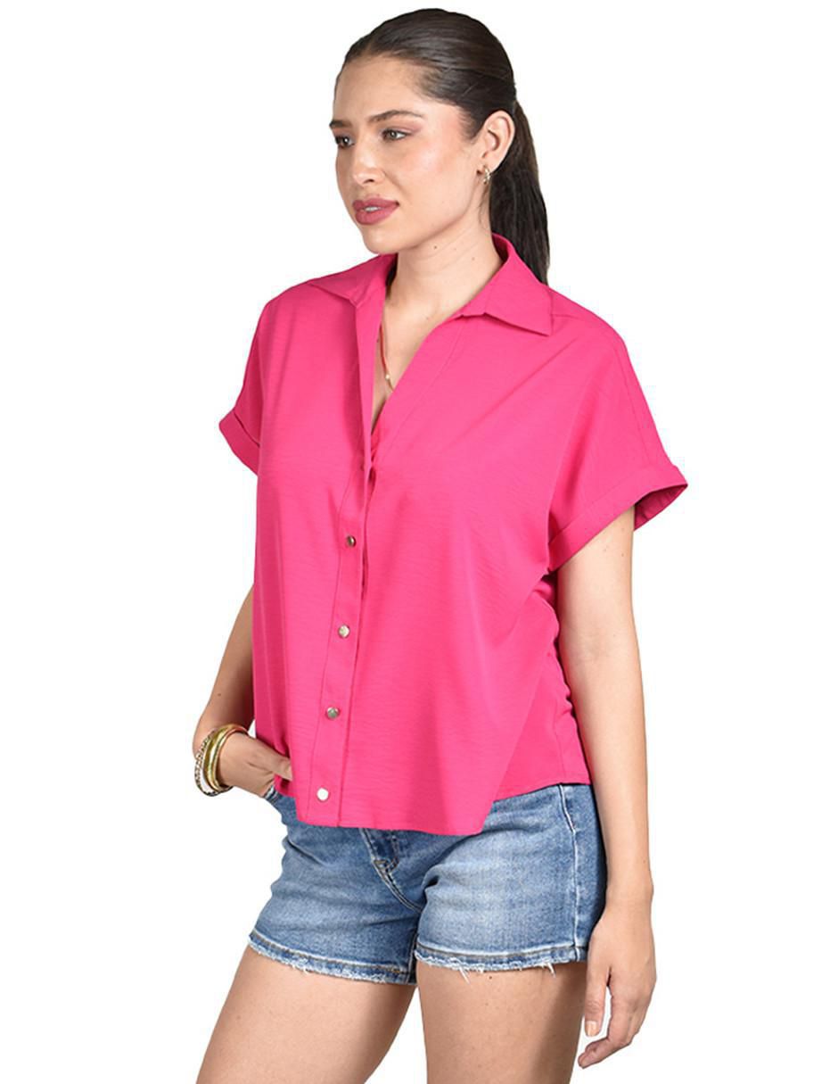 Blusa manga corta para mujer 6