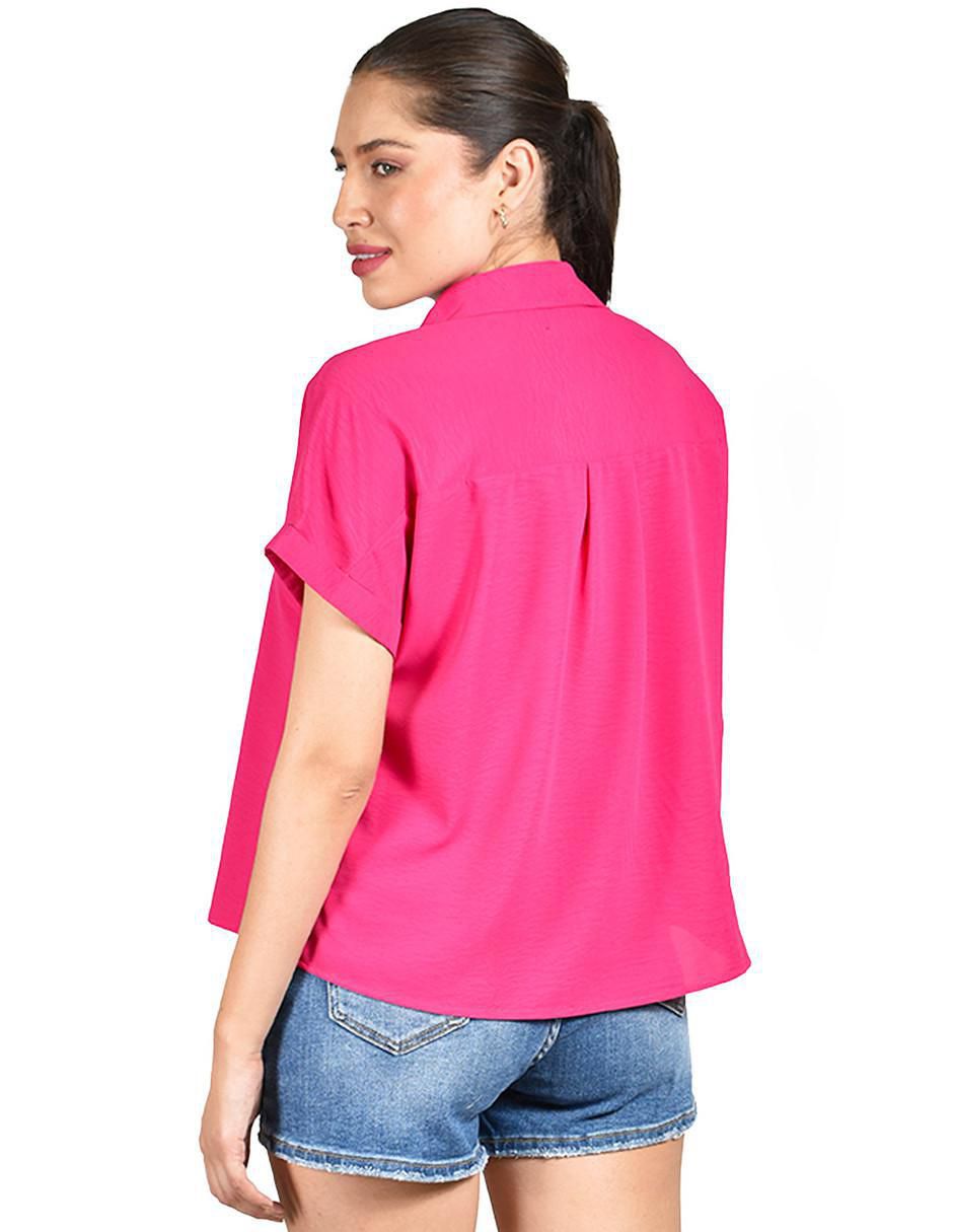 Blusa manga corta para mujer 7