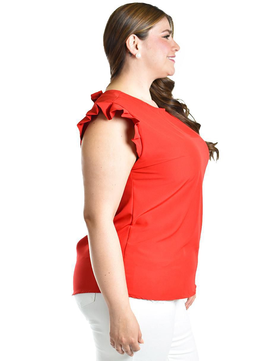 Blusa manga corta para mujer 7