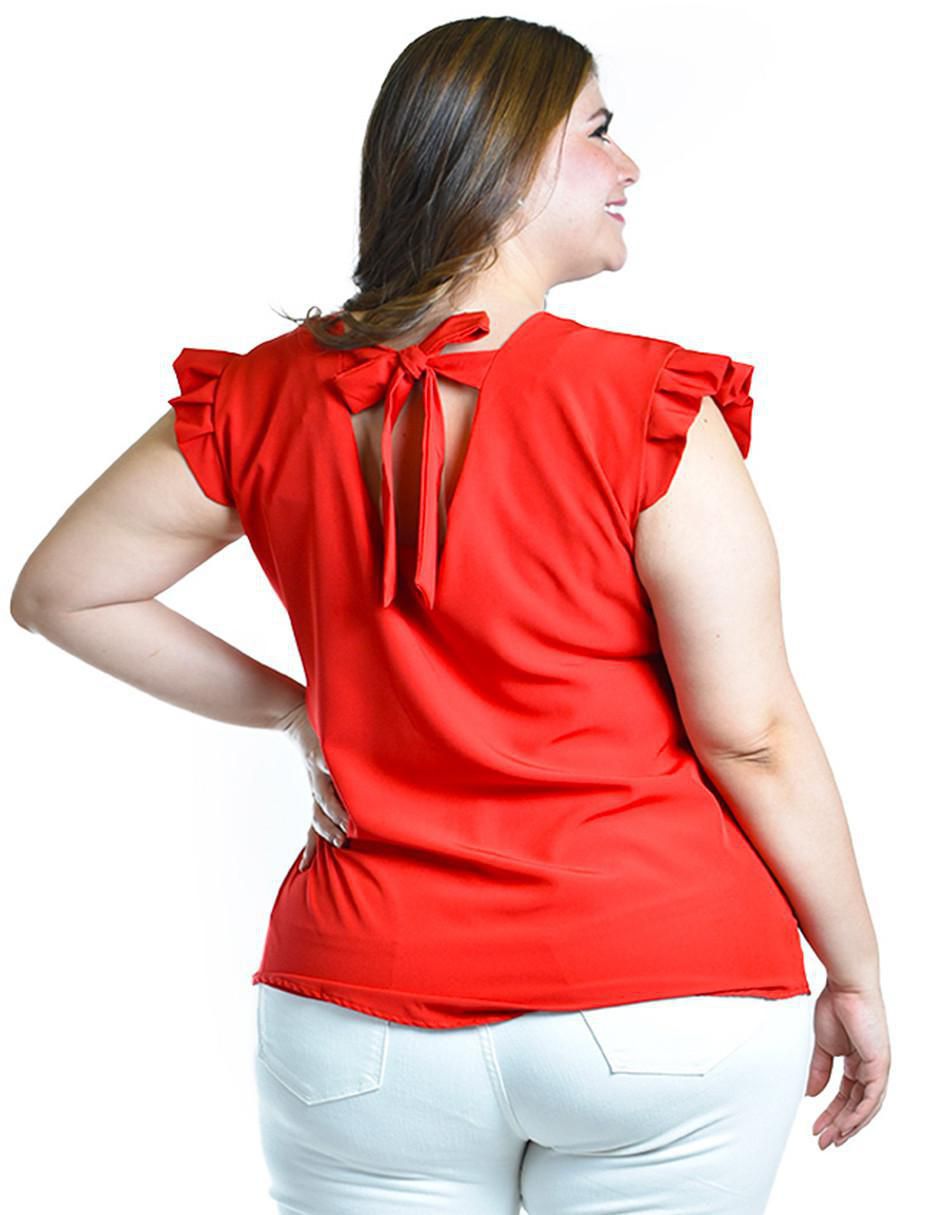 Blusa manga corta para mujer 8