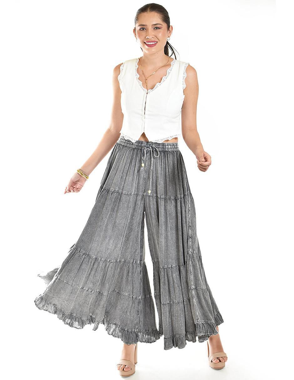 Pantalón relaxed amplio para mujer 2