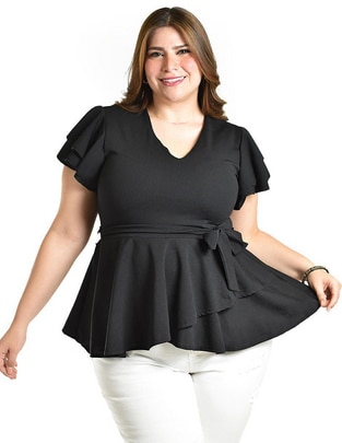 Blusa manga corta para mujer 1