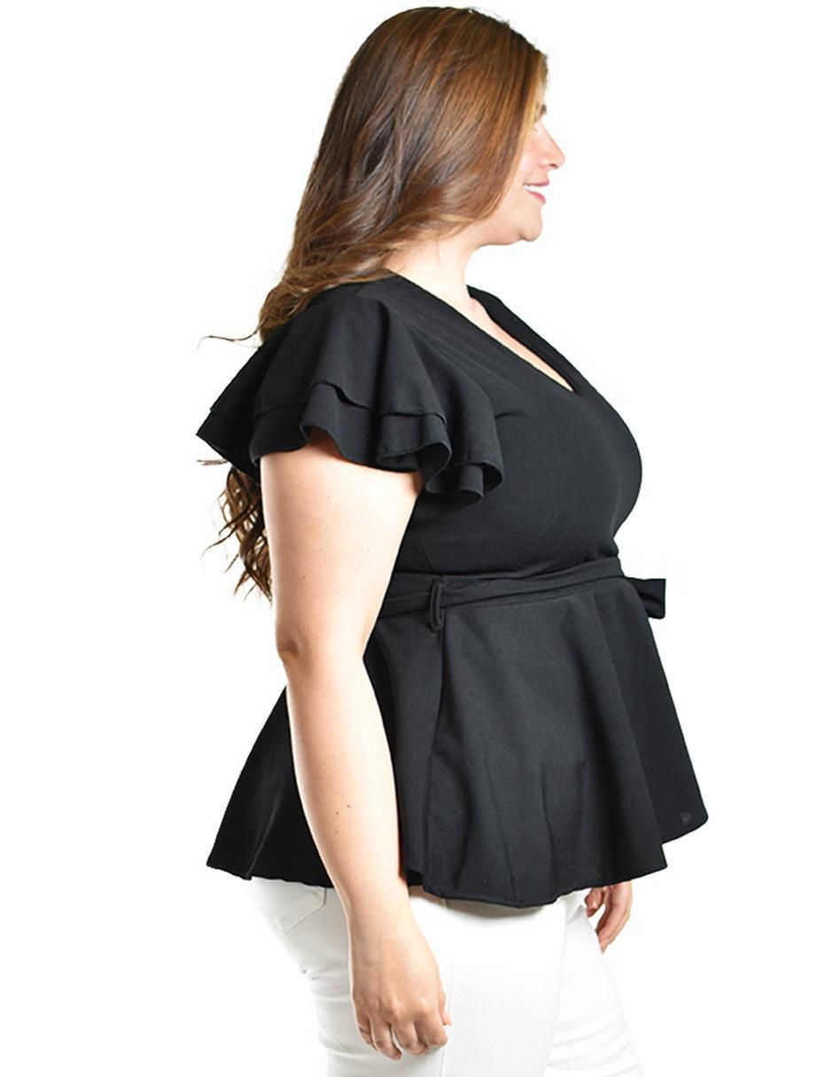 Blusa manga corta para mujer 7