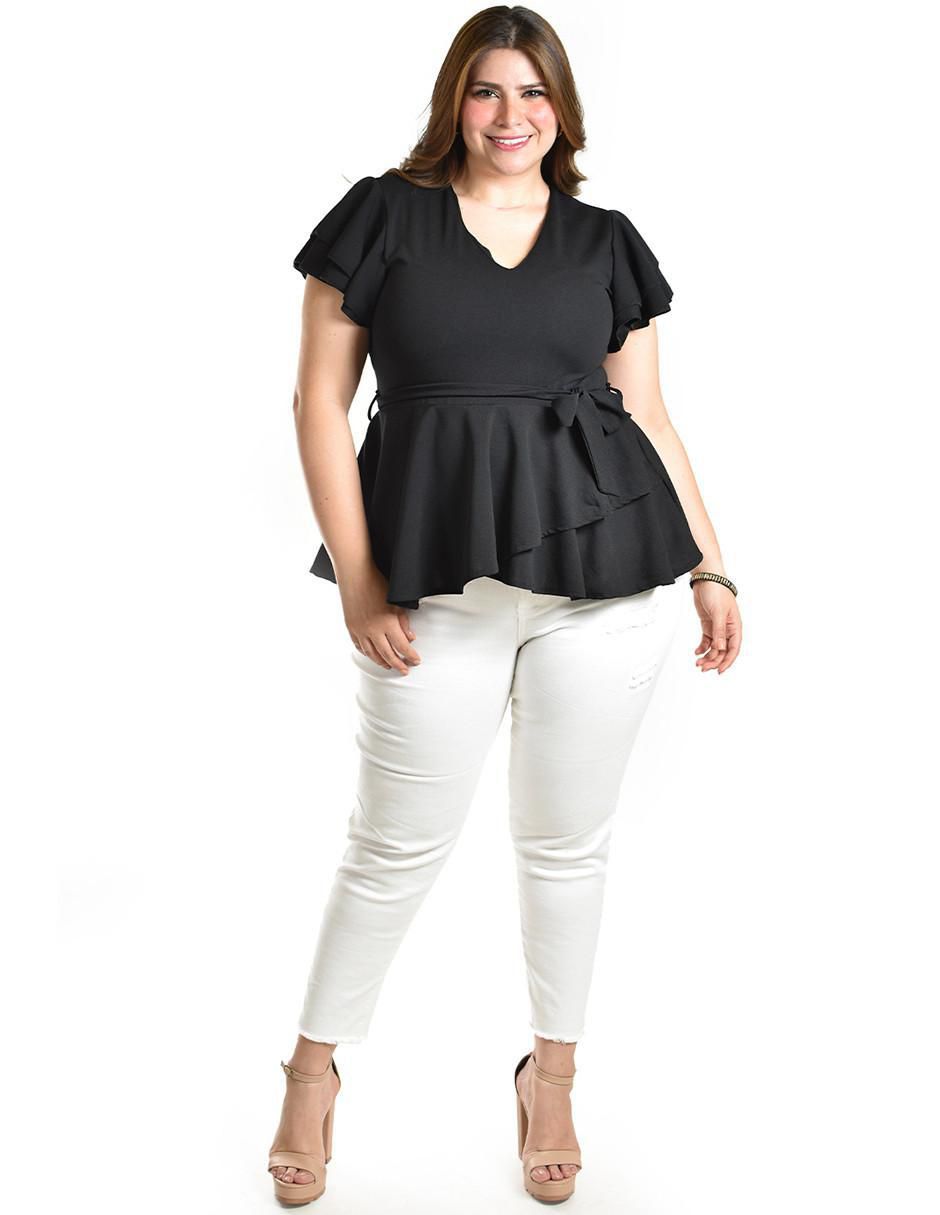 Blusa manga corta para mujer 10