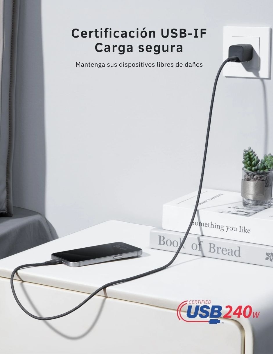 Cable USB C de 90 cm 8