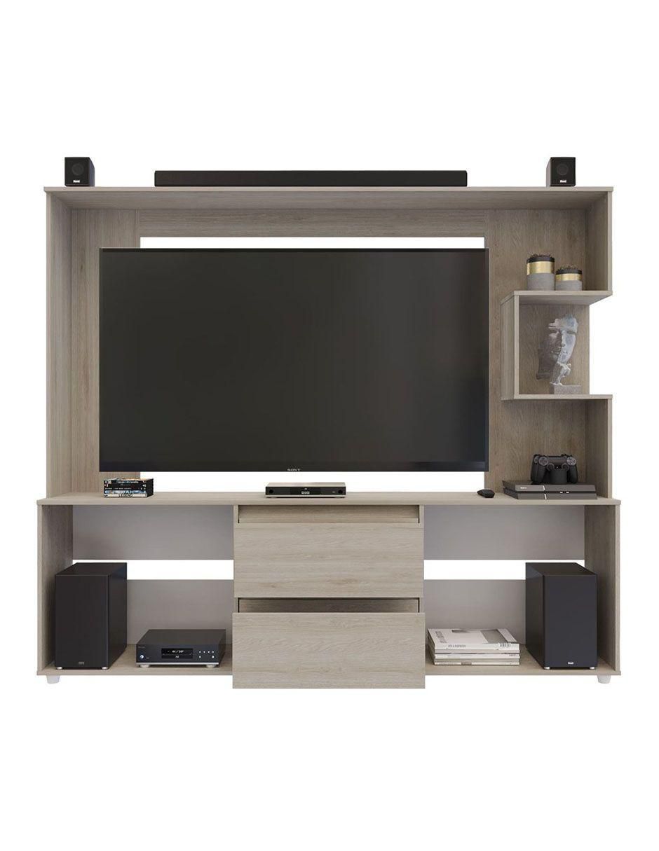Mueble de TV armable de madera 4