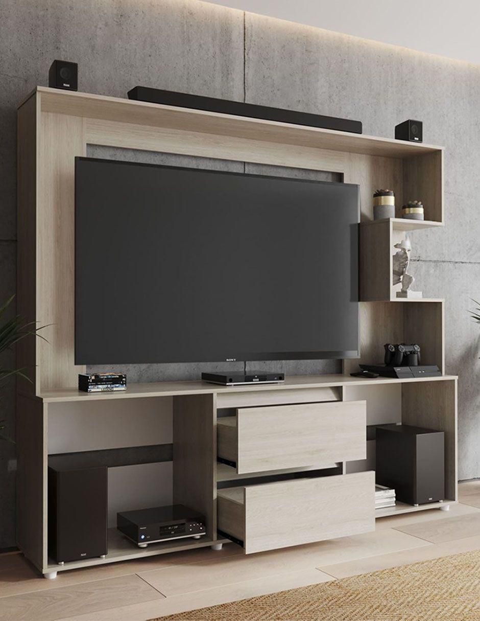 Mueble de TV armable de madera 6