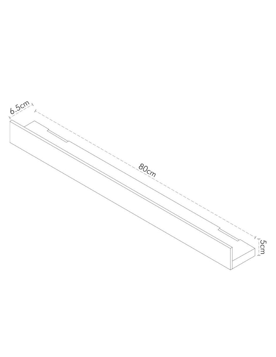 Repisa armable Elenia de MDF 5