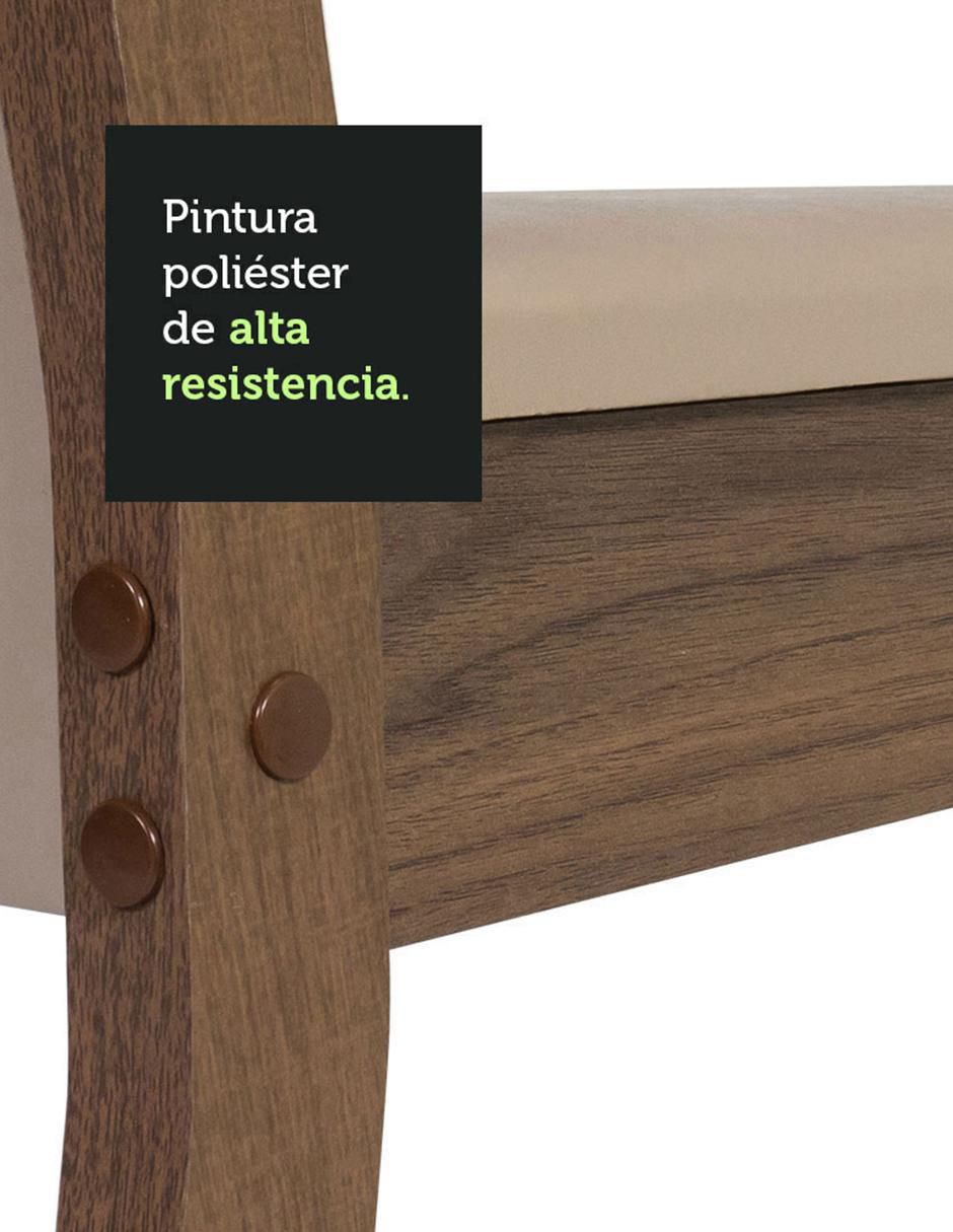 Juego de sillas 6 piezas Madesa