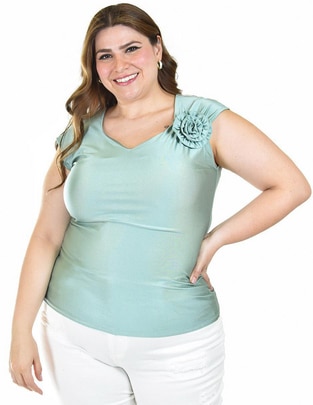 Blusa Morethanangels manga larga para mujer