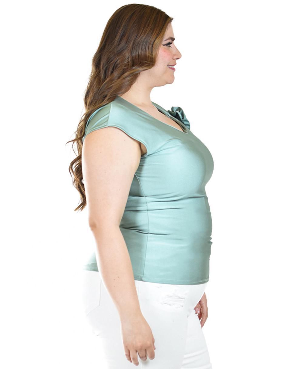 Blusa Morethanangels manga larga para mujer 5