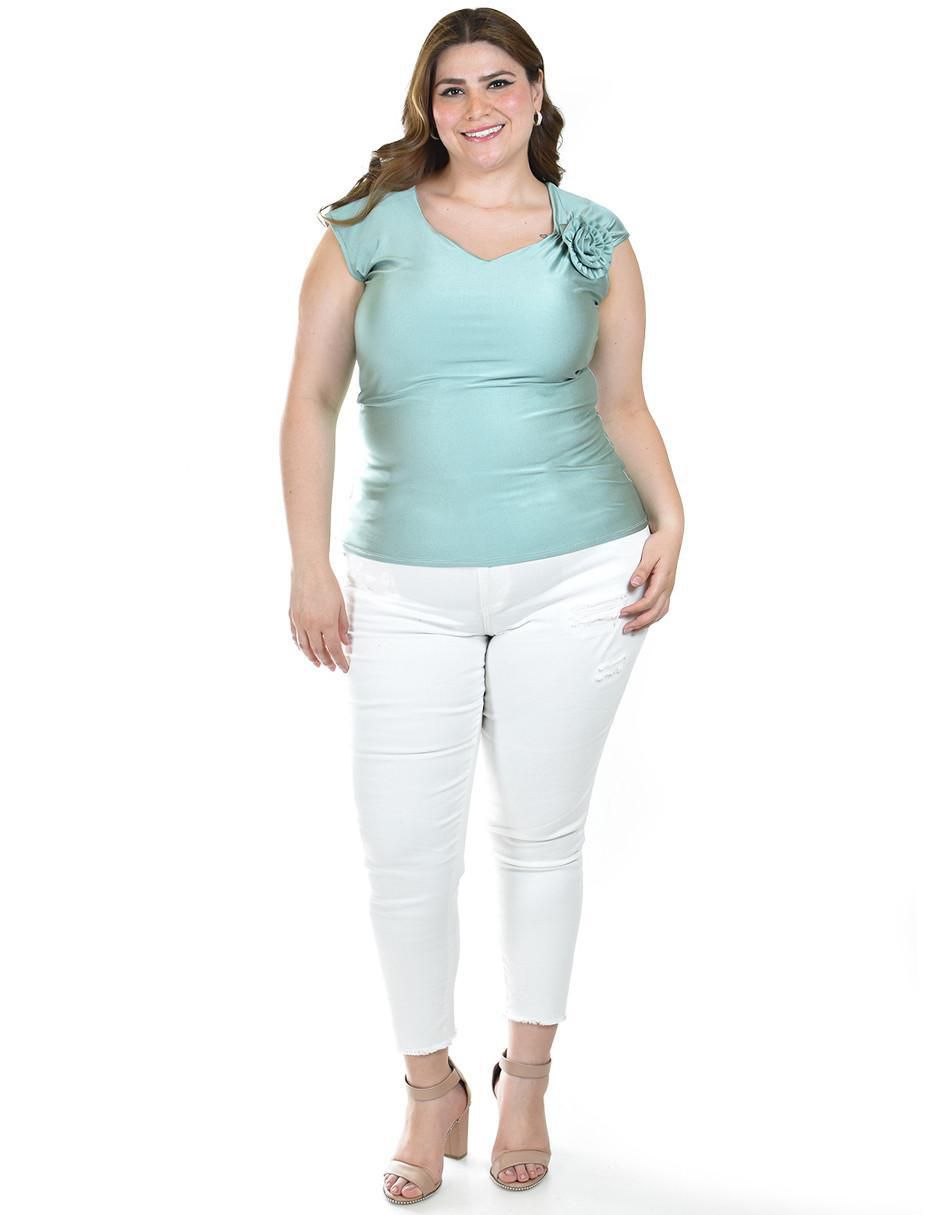 Blusa Morethanangels manga larga para mujer