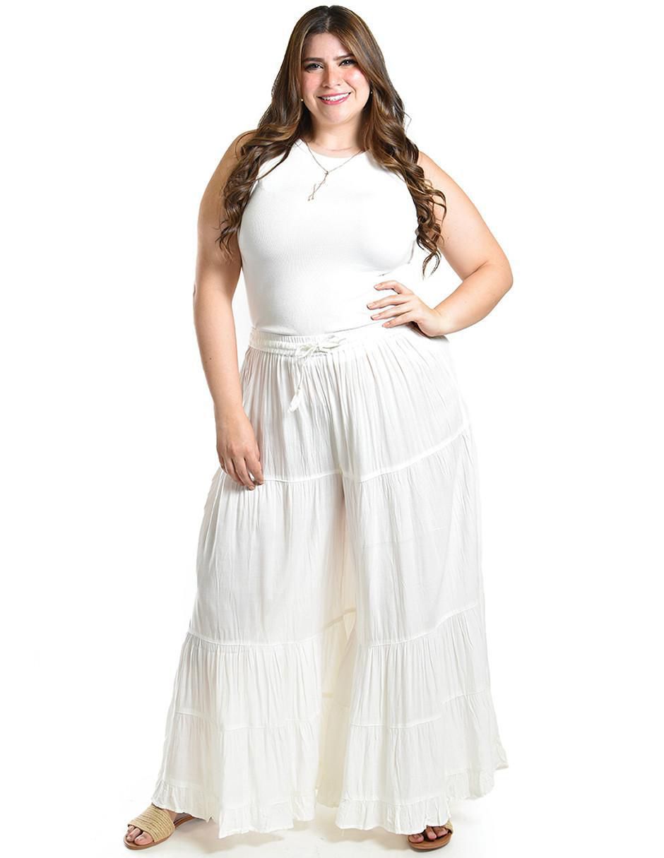 Pantalón relaxed amplio para mujer