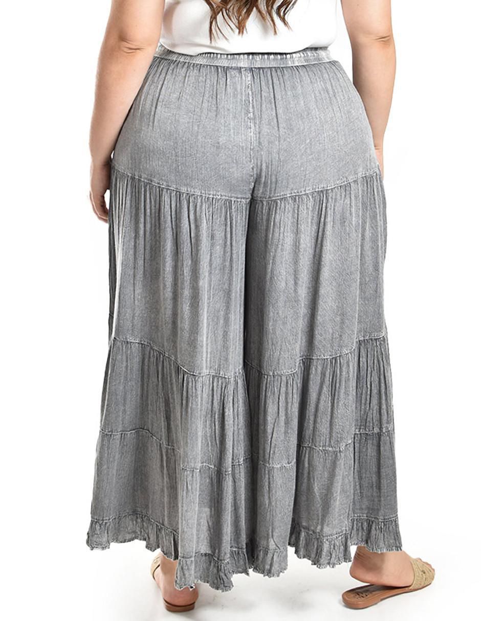 Pantalón relaxed amplio para mujer