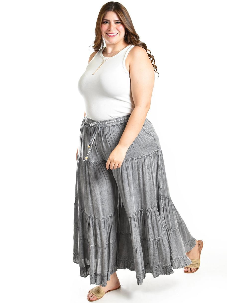 Pantalón relaxed amplio para mujer