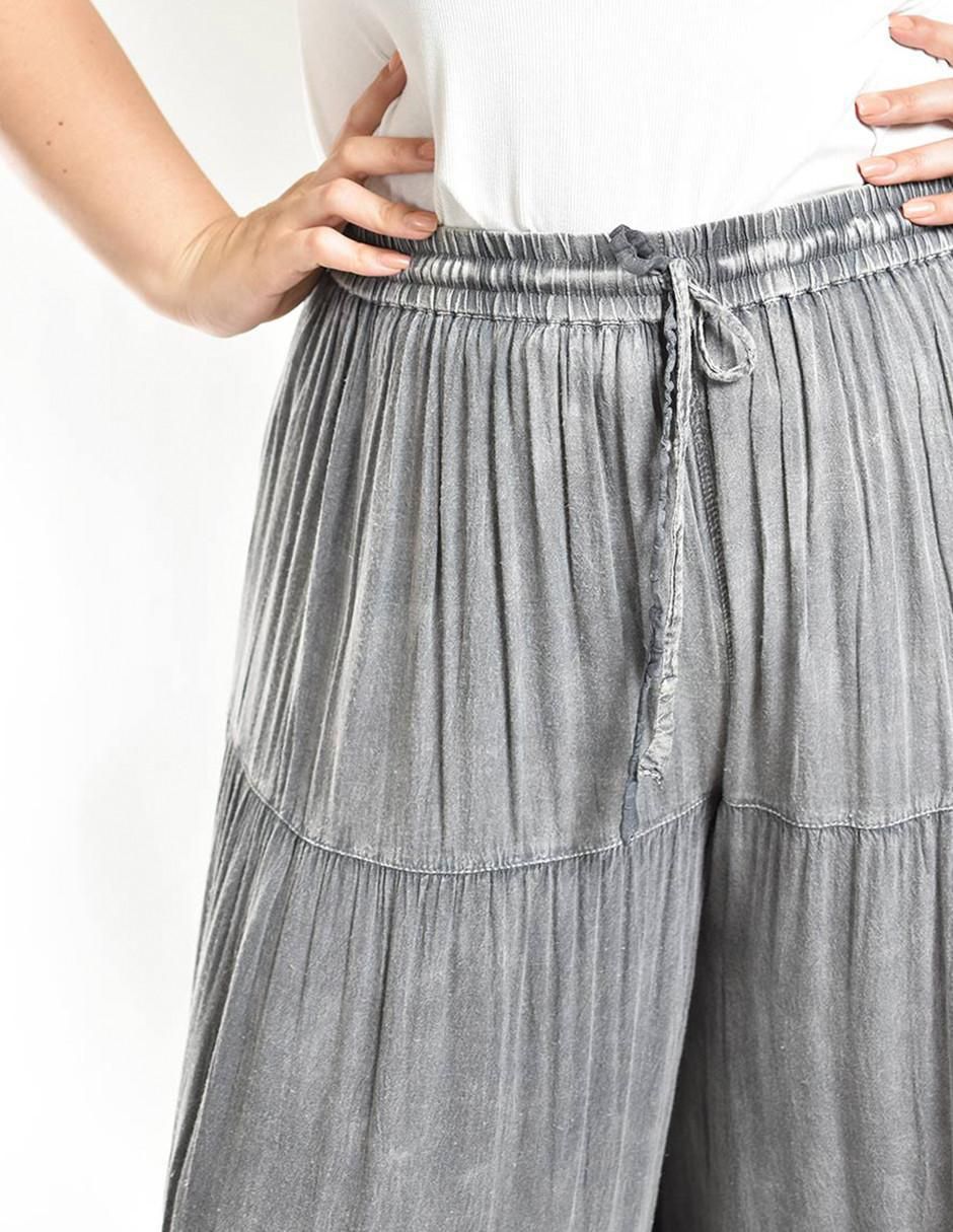 Pantalón relaxed amplio para mujer