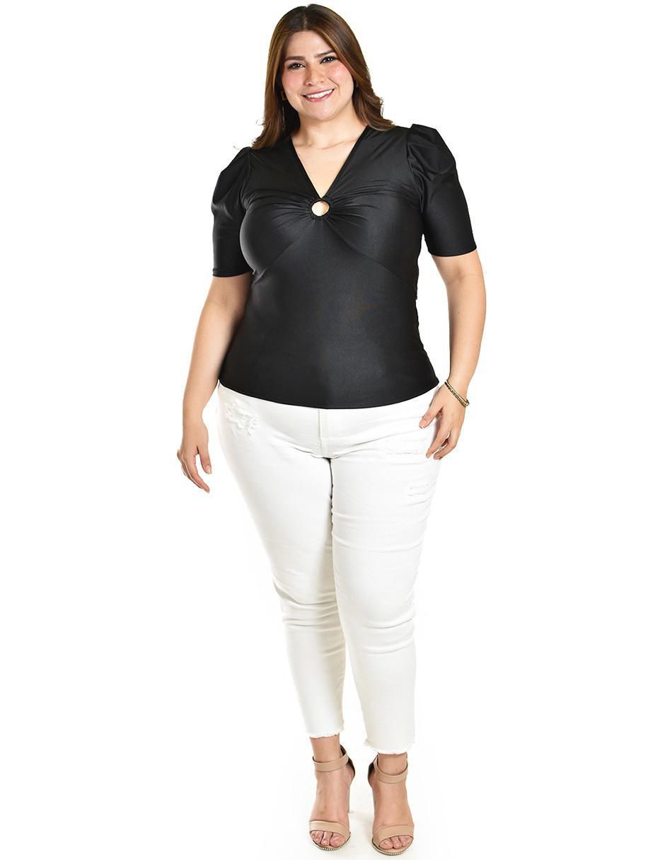 Blusa manga corta para mujer 8