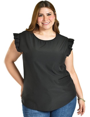 Blusa manga corta para mujer 1