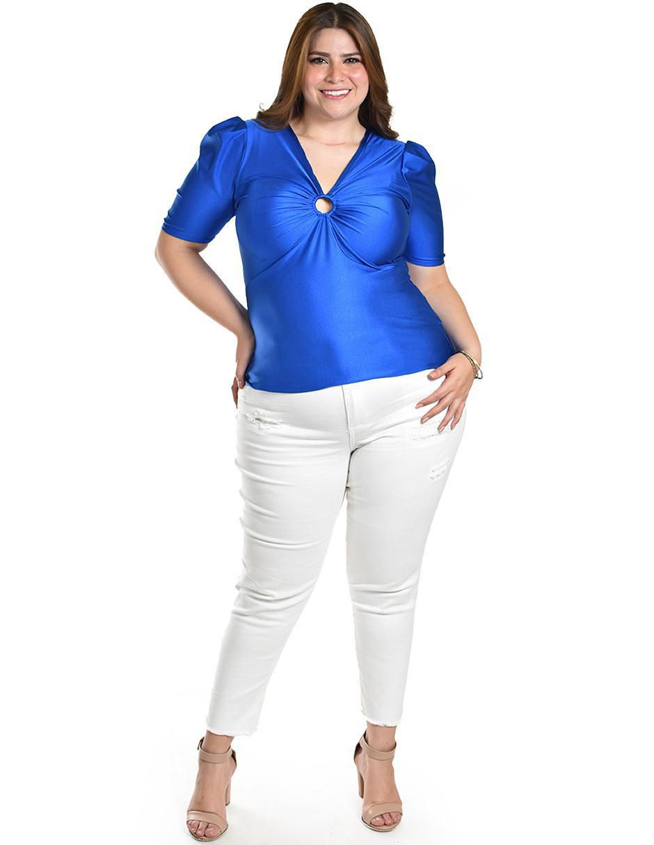 Blusa manga corta para mujer 8